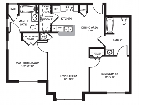 a floor plan of a bedroom house